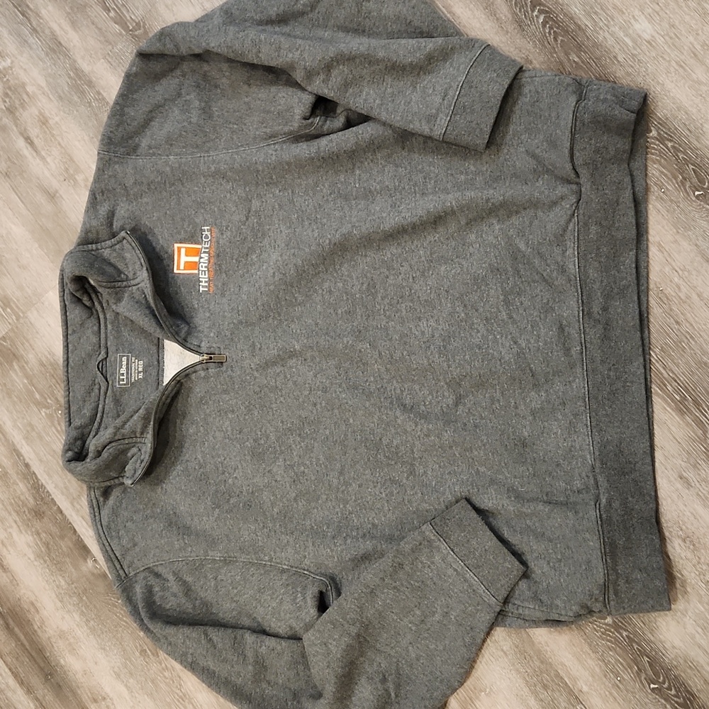 LL Bean Thick Gray Pullover